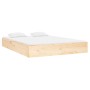 Estructura de cama madera maciza 120x190 cm de vidaXL, Camas y somieres - Ref: Foro24-820072, Precio: 99,09 €, Descuento: %