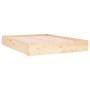 Estructura de cama madera maciza 120x190 cm de vidaXL, Camas y somieres - Ref: Foro24-820072, Precio: 99,09 €, Descuento: %