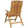 Sillas de jardín reclinables y cojines 6 uds madera maciza teca de vidaXL, Sillas de jardín - Ref: Foro24-3196507, Precio: 1,...