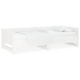 Sofá cama extraíble madera maciza de pino blanco 2x(80x200) cm de vidaXL, Camas y somieres - Ref: Foro24-820258, Precio: 210,...