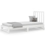 Sofá cama extraíble madera maciza de pino blanco 2x(90x200) cm de vidaXL, Camas y somieres - Ref: Foro24-3108318, Precio: 151...