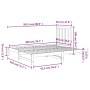 Sofá cama extraíble madera maciza de pino blanco 2x(90x200) cm de vidaXL, Camas y somieres - Ref: Foro24-3108318, Precio: 151...