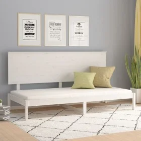 Solid white pine wood sofa bed 80x200 cm by vidaXL, Beds and slatted bases - Ref: Foro24-3108138, Price: 149,58 €, Discount: %