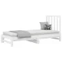 Removable sofa bed solid white pine wood 2x(90x190) cm by vidaXL, Beds and slatted bases - Ref: Foro24-3108328, Price: 161,80...