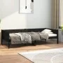 Sofá cama madera maciza de pino negro 90x190 cm de vidaXL, Camas y somieres - Ref: Foro24-820251, Precio: 122,31 €, Descuento: %