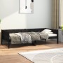 Sofá cama madera maciza de pino negro 90x190 cm de vidaXL, Camas y somieres - Ref: Foro24-820251, Precio: 123,37 €, Descuento: %