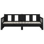 Sofá cama extraíble madera maciza de pino negro 2x(80x200) cm de vidaXL, Camas y somieres - Ref: Foro24-820291, Precio: 182,8...