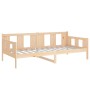 Sofá cama madera maciza de pino 90x190 cm de vidaXL, Camas y somieres - Ref: Foro24-820277, Precio: 112,46 €, Descuento: %