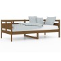 Sofá cama de madera maciza de pino marrón miel 90x190 cm de vidaXL, Camas y somieres - Ref: Foro24-820310, Precio: 106,55 €, ...
