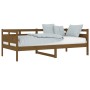 Sofá cama de madera maciza de pino marrón miel 90x190 cm de vidaXL, Camas y somieres - Ref: Foro24-820310, Precio: 106,55 €, ...