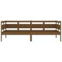 Sofá cama de madera maciza de pino marrón miel 90x190 cm de vidaXL, Camas y somieres - Ref: Foro24-820310, Precio: 106,55 €, ...
