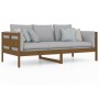 Sofá cama de madera maciza de pino marrón miel 90x190 cm de vidaXL, Camas y somieres - Ref: Foro24-820310, Precio: 106,55 €, ...