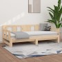 Sofá cama extraíble madera maciza de pino 2x(90x190) cm de vidaXL, Camas y somieres - Ref: Foro24-820292, Precio: 162,56 €, D...