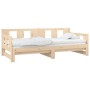 Sofá cama extraíble madera maciza de pino 2x(90x190) cm de vidaXL, Camas y somieres - Ref: Foro24-820292, Precio: 162,56 €, D...