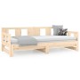 Sofá cama extraíble madera maciza de pino 2x(90x190) cm de vidaXL, Camas y somieres - Ref: Foro24-820292, Precio: 162,56 €, D...