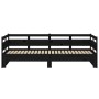 Sofá cama extraíble madera maciza de pino negro 2x(90x190) cm de vidaXL, Camas y somieres - Ref: Foro24-820326, Precio: 187,3...