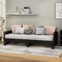 Sofá cama extraíble madera maciza de pino negro 2x(90x190) cm de vidaXL, Camas y somieres - Ref: Foro24-820266, Precio: 194,0...