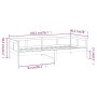 Sofá cama madera maciza de pino blanco 90x190 cm de vidaXL, Camas y somieres - Ref: Foro24-820248, Precio: 130,85 €, Descuent...