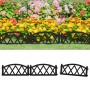 Borduras de jardín 17 unidades PP negro 10 m de vidaXL, Ribetes y bordes para jardín - Ref: Foro24-318297, Precio: 53,85 €, D...