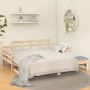 Sofá cama extraíble madera maciza de pino 2x(80x200) cm de vidaXL, Camas y somieres - Ref: Foro24-820347, Precio: 156,96 €, D...
