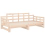 Sofá cama extraíble madera maciza de pino 2x(80x200) cm de vidaXL, Camas y somieres - Ref: Foro24-820347, Precio: 156,96 €, D...
