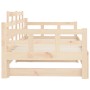 Sofá cama extraíble madera maciza de pino 2x(80x200) cm de vidaXL, Camas y somieres - Ref: Foro24-820347, Precio: 156,96 €, D...