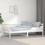 Sofá cama madera maciza de pino blanco 90x200 cm de vidaXL, Camas y somieres - Ref: Foro24-820298, Precio: 117,81 €, Descuent...