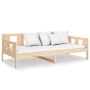 Sofá cama de madera maciza de pino 90x200 cm de vidaXL, Camas y somieres - Ref: Foro24-820267, Precio: 110,35 €, Descuento: %