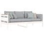 Sofá cama madera maciza de pino blanco 90x200 cm de vidaXL, Camas y somieres - Ref: Foro24-820298, Precio: 117,81 €, Descuent...