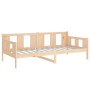 Sofá cama de madera maciza de pino 90x200 cm de vidaXL, Camas y somieres - Ref: Foro24-820267, Precio: 110,35 €, Descuento: %