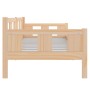 Sofá cama de madera maciza de pino 90x200 cm de vidaXL, Camas y somieres - Ref: Foro24-820267, Precio: 110,35 €, Descuento: %