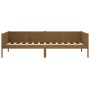 Sofá cama de madera maciza de pino marrón miel 90x190 cm de vidaXL, Camas y somieres - Ref: Foro24-820250, Precio: 130,75 €, ...