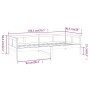 Sofá cama de madera maciza de pino marrón miel 90x190 cm de vidaXL, Camas y somieres - Ref: Foro24-820250, Precio: 130,75 €, ...