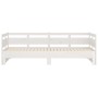 Sofá cama extraíble madera maciza de pino blanco 2x(90x190) cm de vidaXL, Camas y somieres - Ref: Foro24-820323, Precio: 190,...