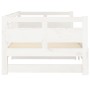 Sofá cama extraíble madera maciza de pino blanco 2x(90x190) cm de vidaXL, Camas y somieres - Ref: Foro24-820323, Precio: 190,...
