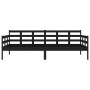 Sofá cama madera maciza de pino negro 90x200 cm de vidaXL, Camas y somieres - Ref: Foro24-820361, Precio: 127,78 €, Descuento: %