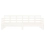 Sofá cama extraíble madera maciza de pino blanco 2x(80x200) cm de vidaXL, Camas y somieres - Ref: Foro24-820378, Precio: 192,...