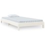 Cama apilable de madera pino maciza blanco 90x190 cm de vidaXL, Camas y somieres - Ref: Foro24-820403, Precio: 95,77 €, Descu...