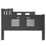 Sofá cama madera maciza de pino gris 80x200 cm de vidaXL, Camas y somieres - Ref: Foro24-820274, Precio: 111,15 €, Descuento: %
