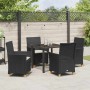 Conjunto de Comedor de Jardín 5 pcs Negro ratán sintético en Sillas de jardín | Comprar online en Foru.es
