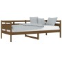 Sofá cama madera maciza de pino marrón miel 90x200 cm de vidaXL, Camas y somieres - Ref: Foro24-820300, Precio: 87,81 €, Desc...