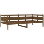 Sofá cama madera maciza de pino marrón miel 90x200 cm de vidaXL, Camas y somieres - Ref: Foro24-820300, Precio: 87,81 €, Desc...