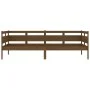 Sofá cama madera maciza de pino marrón miel 90x200 cm de vidaXL, Camas y somieres - Ref: Foro24-820300, Precio: 87,62 €, Desc...