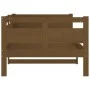 Sofá cama madera maciza de pino marrón miel 90x200 cm de vidaXL, Camas y somieres - Ref: Foro24-820300, Precio: 87,62 €, Desc...