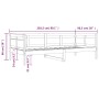 Sofá cama madera maciza de pino marrón miel 90x200 cm de vidaXL, Camas y somieres - Ref: Foro24-820300, Precio: 87,81 €, Desc...