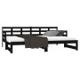 Sofá cama extraíble madera maciza de pino negro 2x(90x190) cm de vidaXL, Camas y somieres - Ref: Foro24-820386, Precio: 182,2...