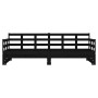Sofá cama extraíble madera maciza de pino negro 2x(90x190) cm de vidaXL, Camas y somieres - Ref: Foro24-820386, Precio: 182,2...