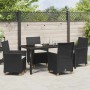 Conjunto de Comedor de Jardín 5 pcs Negro ratán sintético en Sillas de jardín | Comprar online en Foru.es