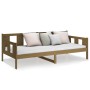 Sofá cama madera maciza de pino marrón miel 90x200 cm de vidaXL, Camas y somieres - Ref: Foro24-820270, Precio: 107,48 €, Des...