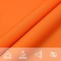 Toldo de vela rectangular tela Oxford naranja 4x7 m en Sombrillas | Comprar online en Foru.es